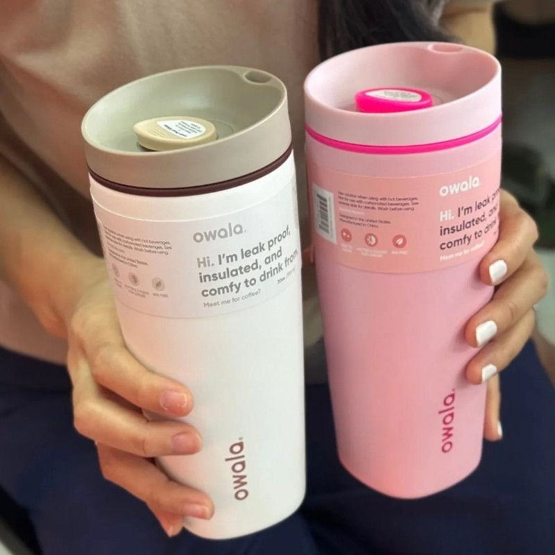 Owala ⭑ SmoothSip® Slider No Handle & With Handle