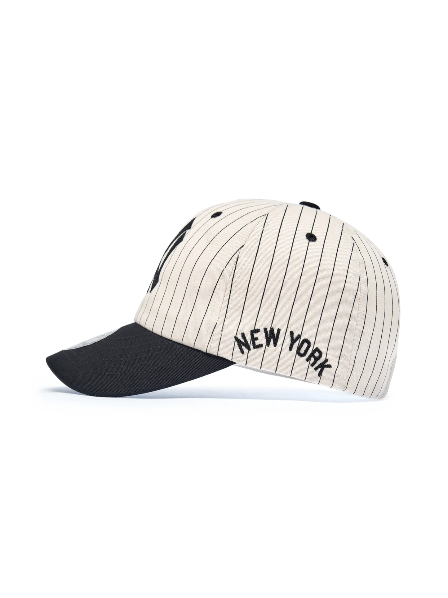 [Karina PICK] Signature Stripe Unstructured Ball Cap