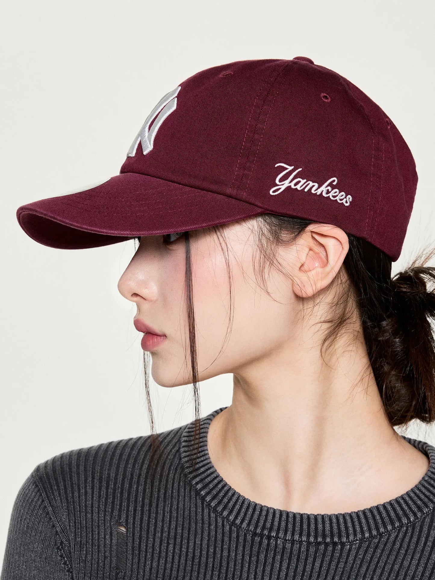[Karina PICK] Signature Unstructured Ball Cap New York Yankees