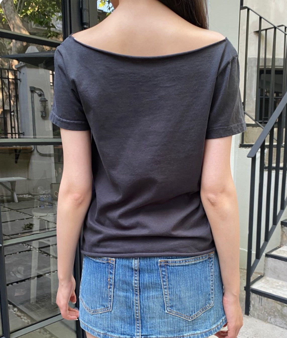 [ Rose Pick ] Brandy Melville ⭑ Robyn Radio Silence Top