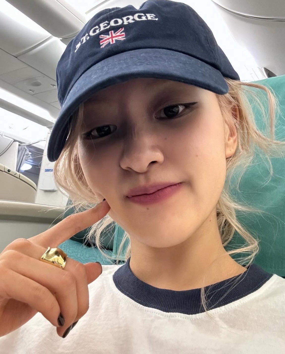 [ Rose Pick ] Brandy Melville ⭑ Katherine St.George Cap