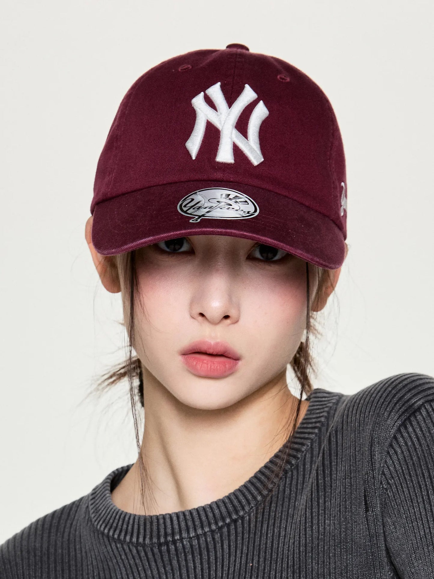 [Karina PICK] Signature Unstructured Ball Cap New York Yankees