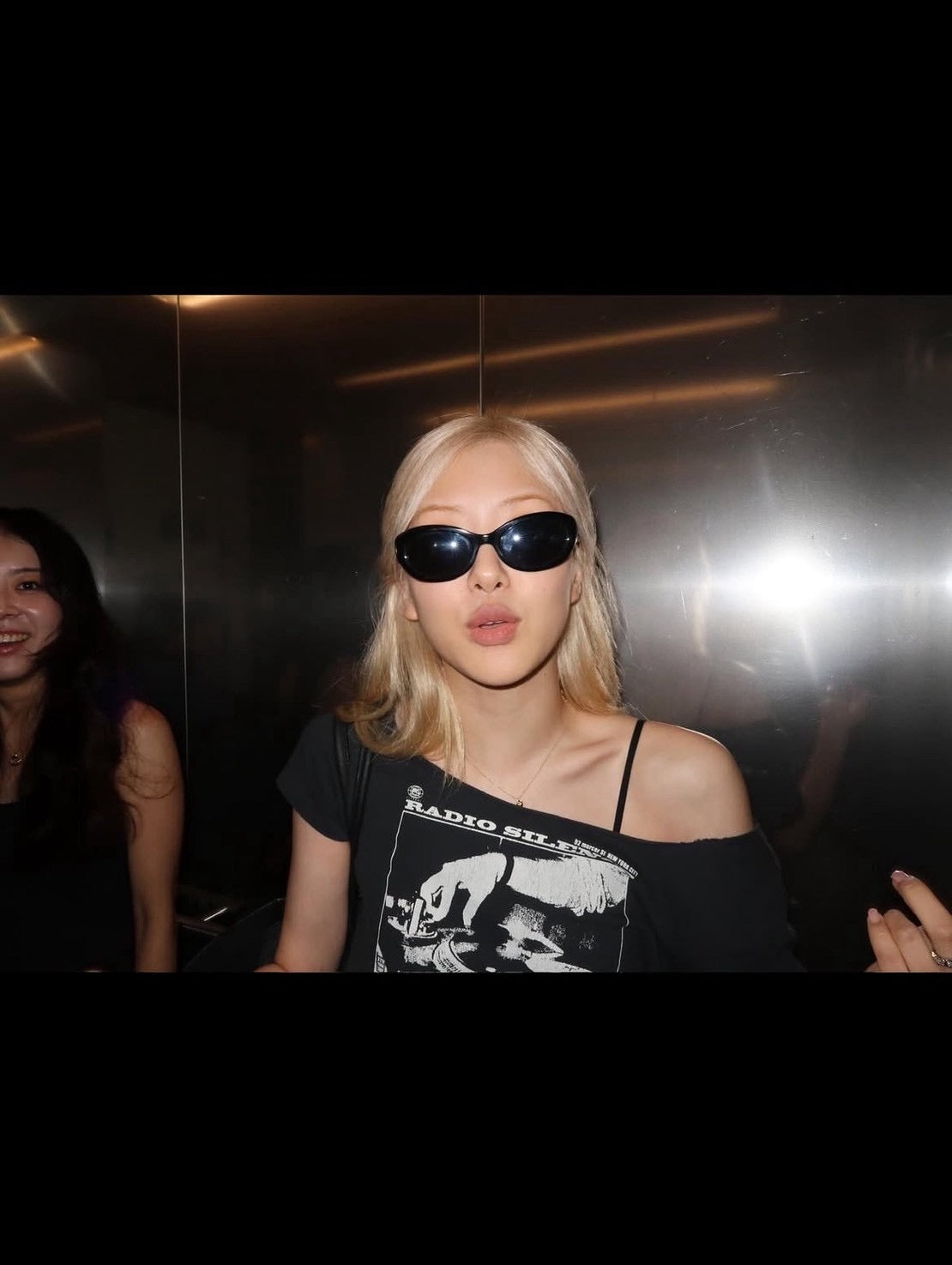 [ Rose Pick ] Brandy Melville ⭑ Robyn Radio Silence Top
