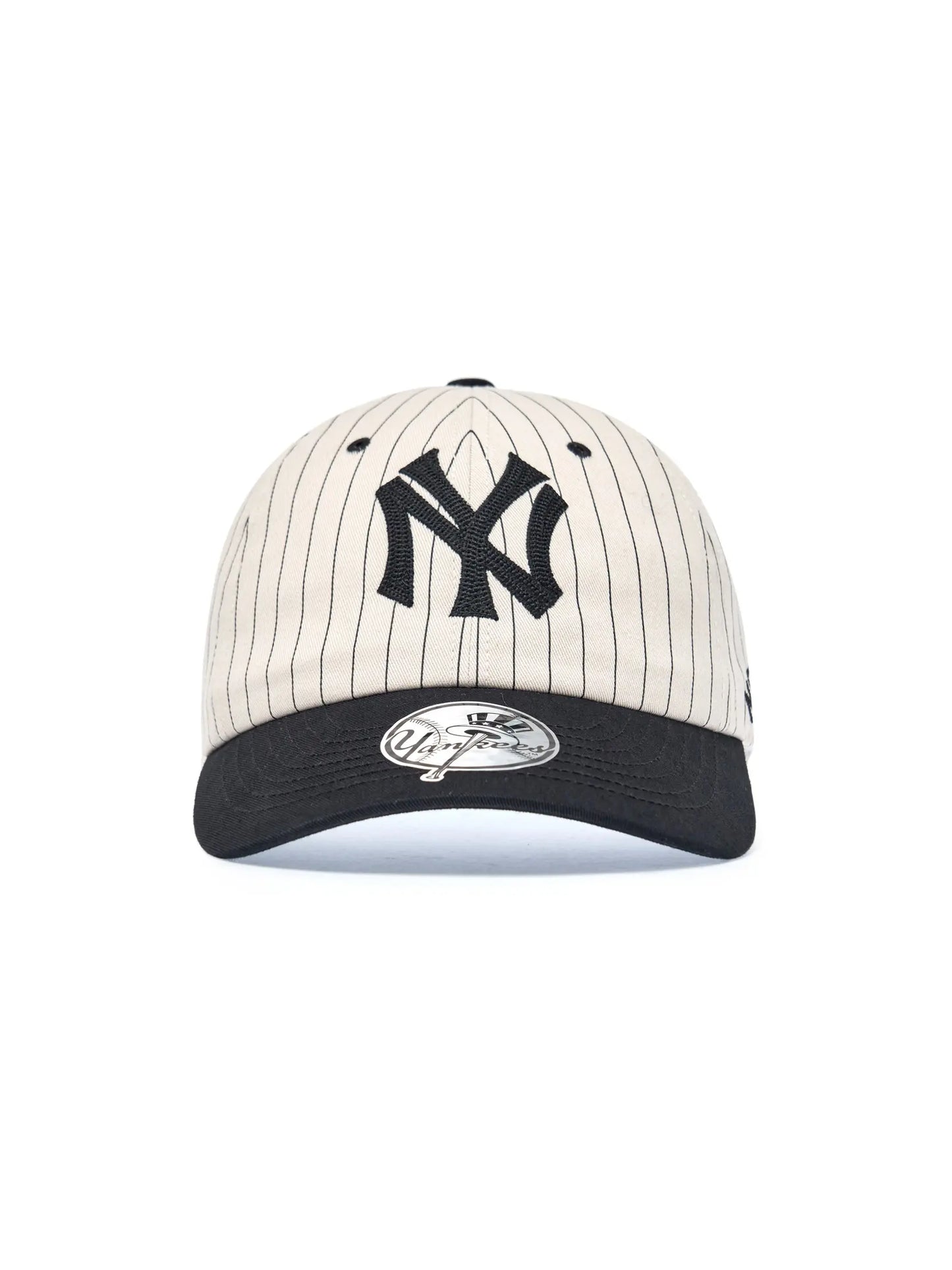 [Karina PICK] Signature Stripe Unstructured Ball Cap