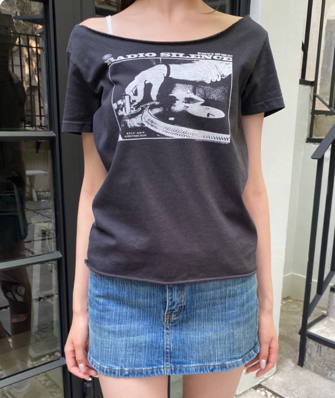 [ Rose Pick ] Brandy Melville ⭑ Robyn Radio Silence Top
